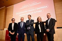 Os participantes da mesa redonda organizada pola Fundación Premio Rei Jaume I. FPRJ / Europa Press