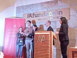 A entrega do galardón tivo lugar na sede de Afundación de Santiago de Compostela / DEPUTACIÓN A Coruña 
