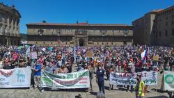 Manifestación contra os masivos proxectos eólicos proxectados en Galicia / Adega
