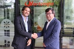 O CEO de Flexibleos, Manuel Ardura, e o presidente de Grupo Nortempo, Bartolomeu Pidal / GRUPO NORTEMPO - Arquivo
