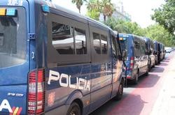 Arquivo - Furgóns Policía Nacional recurso.. POLICÍA NACIONAL - Arquivo / Europa Press