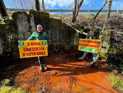 Ecoloxistas ven a quebra da mina da Penouta como unha "artimaña" para "eludir" a restauración ambiental / ECOLOXISTAS EN ACCIÓN 