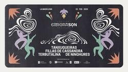 Cartel da 3ª edición do festival EmigraSON que se celebrará en 2025 en Bruxelas / EMIGRASON