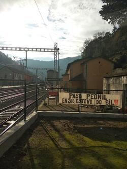 O PP de Lugo pide ao Goberno que "non deixe illado" a Santo Estevo do Sil pola supresión dun paso a nivel por obras. PP LUGO / Europa Press