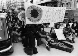 Protesta contra a central nuclear de Xove / Fundación Galiza Sempre