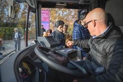 Un condutor da empresa de transportes urbanos de Mérida.. CONCELLO DE MÉRIDA / Europa Press