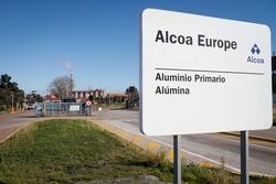 A fábrica de Alcoa, a 24 de xaneiro de 2024, en San Cibrao / Carlos Castro - Arquivo