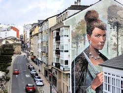 "Copora" o mural da galaica obra de Yoe33 en Lugo / Guido Álvarez Parga