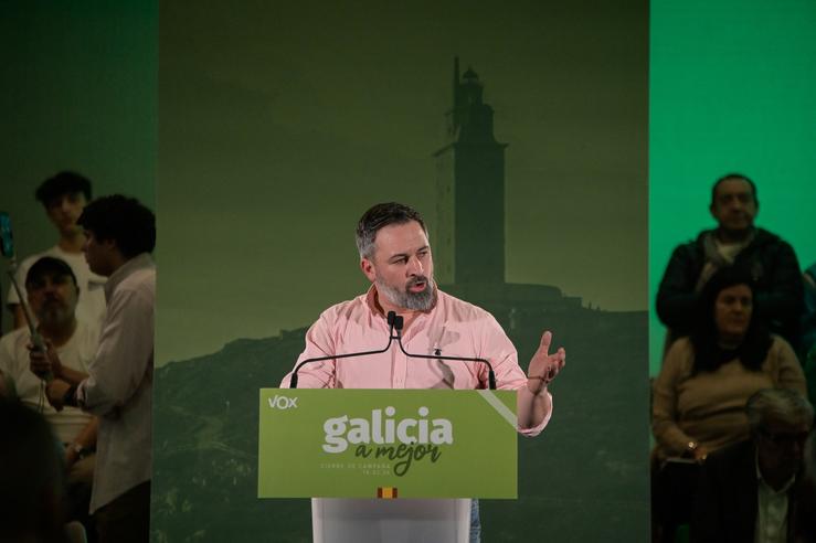 O líder de Vox, Santiago Abascal / Europa Press