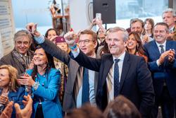 Feijóo e Rueda á súa chegada ao Comité Executivo do PP.. Gabriel Luengas - Europa Press / Europa Press