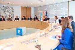 O presidente da Xunta, Alfonso Rueda, dirixe a reunión do Consello, o 17 de xuño de 2024.. XUNTA / Europa Press