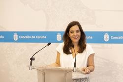 A alcaldesa da Coruña, Inés Rey, presenta Ecosystems / ANDY PÉREZ
