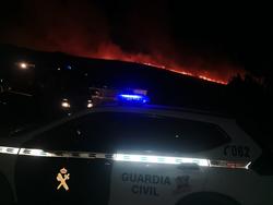 Incendio declarado en Palas de Rei (Lugo), a 19 de setembro de 2024.. GARDA CIVIL / Europa Press