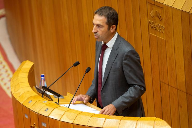 O conselleiro do Mar, Alfonso Villares, comparece no pleno do Parlamento de Galicia / Xunta de Galicia - Arquivo
