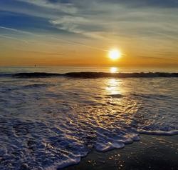 Solpor en Tajiguas Beach (California)
