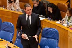 O conselleiro de Cultura, Lingua e Xuventude, José López Campos, no Parlamento de Galicia. XUNTA DE GALICIA / Europa Press
