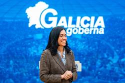 A secretaria xeral do PPdeG, Paula Prado, en rolda de prensa / PPDEG