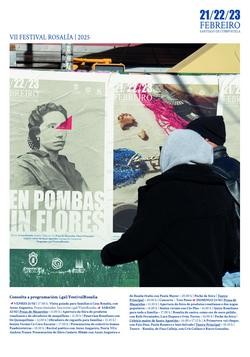 Cartel do Festival Rosalía, promovido pola Deputación da Coruña con colaboración do Concello de Santiago de Compostela.. DEPUTACIÓN DA CORUÑA / Europa Press