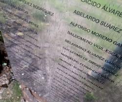 Memorial en Celanova de asasinados o franquismo / COMITÉ DE MEMORIA HISTÓRICA DÁ COMARCA DE CELANOVA