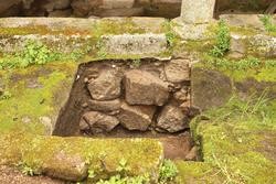 Antiga cimentación no convento de Santa Clara / DEPUTACIÓN DE PONTEVEDRA