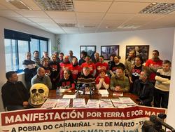 Rolda de prensa sobre a manifestación do sábado 22 de marzo na Pobra do Caramiñal en contra de Altri / PDRA