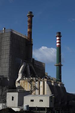 A fábrica de ENCE en Pontevedra durante unha xornada de folga de traballadores de ENCE Pontevedra, a 30 de xaneiro de 2025, en Pontevedra, Galicia (España). Adrián Irago / Europa Press