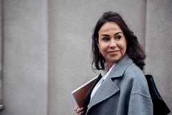 A expresidenta de ADIF, Isabel Pardo de Vera, á súa chegada a declarar ao Tribunal Supremo polo caso Koldo, a 5 de marzo de 2025, en Madrid / Gabriel Luengas - Arquivo