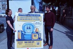 O alcalde de Lugo, Miguel Fernández, anuncia unha campaña de reciclaxe. CONCELLO LUGO / Europa Press