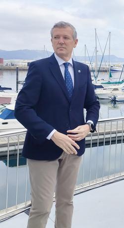O presidente da Xunta, Alfonso Rueda, en Vigo / Europa Press