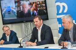 O conselleiro de Cultura, Lingua e Xuventude, José López Campos, preside a reunión da comisión do Plan Xeral de Normalización dá Lingua Galega. Cidade da Cultura. Santiago de Compostela.. MONICA ARCAY CARRO / Europa Press