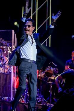 O artista Marc Anthony nun concerto / Ricardo Rubio - Arquivo