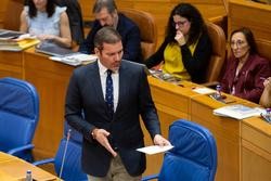 O conselleiro de Cultura, José López Campos, no Parlamento. XUNTA / Europa Press