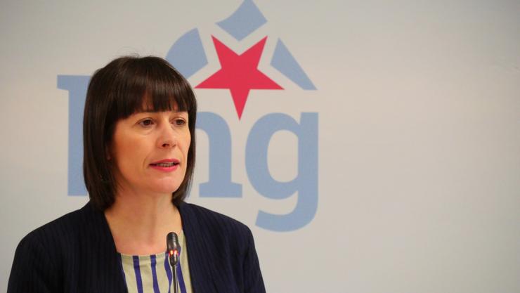A portavoz nacional do BNG, Ana Pontón, en rolda de prensa / BNG / Europa Press