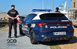 Imaxe dun coche da Policía Nacional.. POLICÍA NACIONAL
