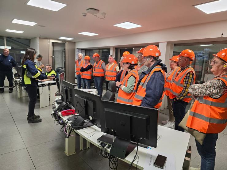 Visita dunha delegación a Altri. ALTRI / Europa Press