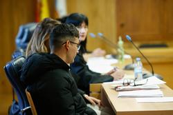 O autor confeso da morte de Cristina Cabo, J.O.V.S. durante o xuízo polo asasinato de Cristina Cabo na Audiencia Provincial de Lugo, a 28 de maio de 2025 / Carlos Castro - Arquivo