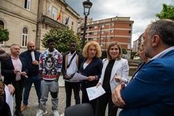 Deputados do PPdeG durante unha visita a Ponteareas / PPdeG