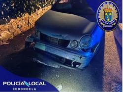 Detido un condutor en Redondela (Pontevedra) tras fuxir dun control, circulando de forma temeraria, co carné retirado, e que deu positivo en drogas.. POLICÍA LOCAL DE REDONDELA / Europa Press