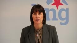 A portavoz nacional do BNG, Ana Pontón, en rolda de prensa / BNG