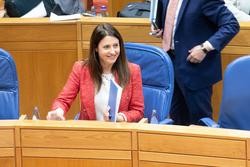 A conselleira do Medio Rural, María José Gómez, no Parlamento. ANA VARELA / Europa Press