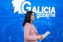 A secretaria xeral do PPdeG, Paula Prado, en rolda de prensa / PPDEG