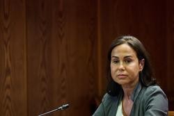 A expresidenta de Adif e ex secretaria de Estado de Transportes, Mobilidade e Axenda Urbana, Isabel Pardo de Vera Posada, durante a súa comparecencia ante a Comisión de Investigación sobre o caso Koldo, no Senado, a 29 de maio de 2025, en Madrid /  Jesús Hellín - Arquivo