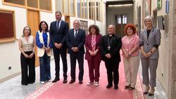 Primeira reunión do Padroado da Fundación do Panteón dous Galegos Ilustres, no Pazo do Hórreo, en Santiago de Compostela / Europa Press