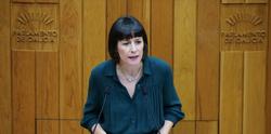 A portavoz nacional do BNG, Ana Pontón, no Parlamento / BNG 