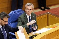O presidente da Xunta, Alfonso Rueda, na sesión de control do Parlamento de Galicia / DAVID CABEZÓN @ XUNTA  / Europa Press