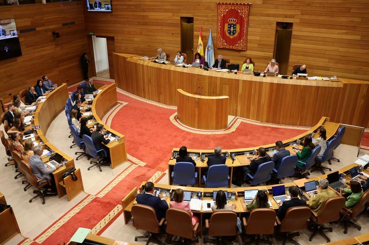 Pleno do Parlamento de Galicia.. PARLAMENTO / Europa Press