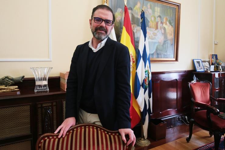 Ángel Mato Gradua cando era alcalde de Ferro / Europa Press