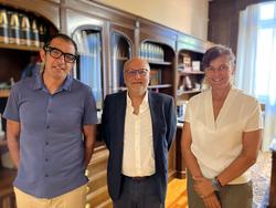 Reunión do subdelegado do Goberno de Pontevedra, Abel Losada, con directiva do Club Naval de Pontevedra / SUBDELEGACIÓN DO GOBERNO
