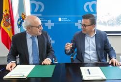 Firma de convenio entre a Xunta e a Fiscalía de Galicia. XUNTA / Europa Press