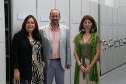 O presidente da Real Academia Galega reúnese coas deputadas de Cultura e Lingua da Deputación da Coruña. DEPUTACIÓN DA CORUÑA / Europa Press
